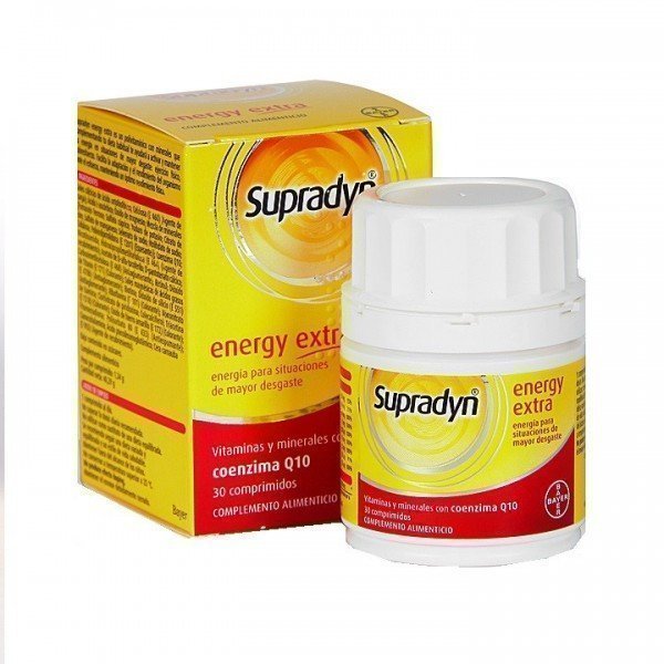 Supradyn energy extra 30 comprimidos