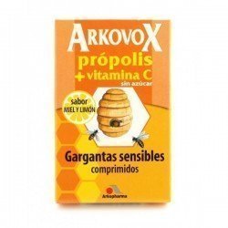 Arkovox Popolis miel limón vitamina-C 20 comprimidos