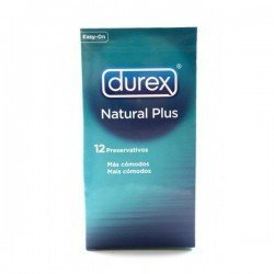 Profilácticos Durex Natural plus Easy 12 unidades