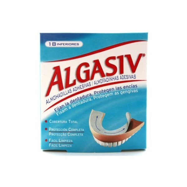 Alagasiv almohadilla adhesiva inferior 18 unidades