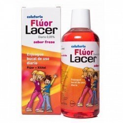 Fluor diario Lacer 0,05% fresa 500ml