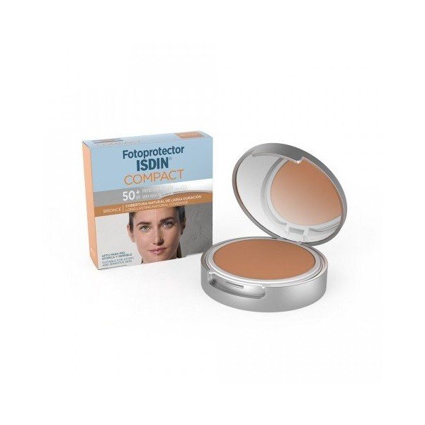 Fotoprotector Isdin Compact 50+ Bronce 10gr
