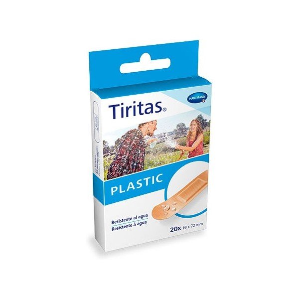 Tiritas Plastic 20 unidades 1,9x7,2cm