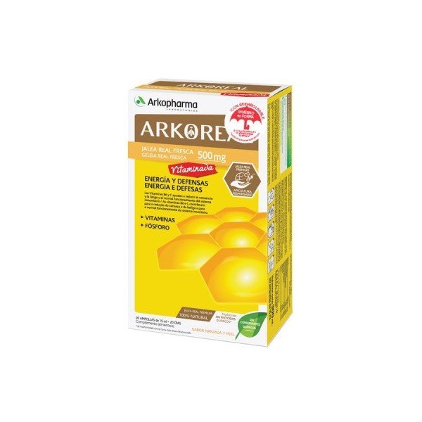 Arkoreal jalea real vitaminada 500 mg 20 unidades