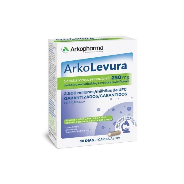 Arko-levura Saccaromyces Boulardii 250 mg 10 cápsulas
