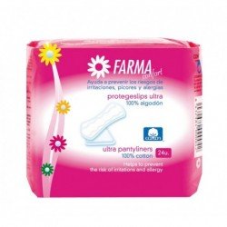 Protegeslip Farma Confort hipoalergénico 100% algodón 24