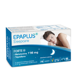 Epaplus melatonina forte+ 1.98mg con triptófano 60 cápsulas