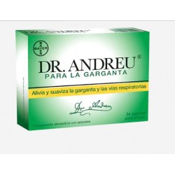 Dr Andreu para la garganta 24 pastillas