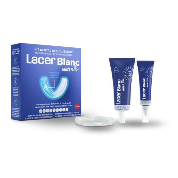 Lacerblanc white flash kit dental blanqueador