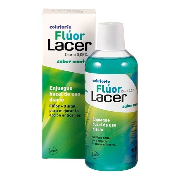 Fluor diario Lacer 0,05% menta 500ml