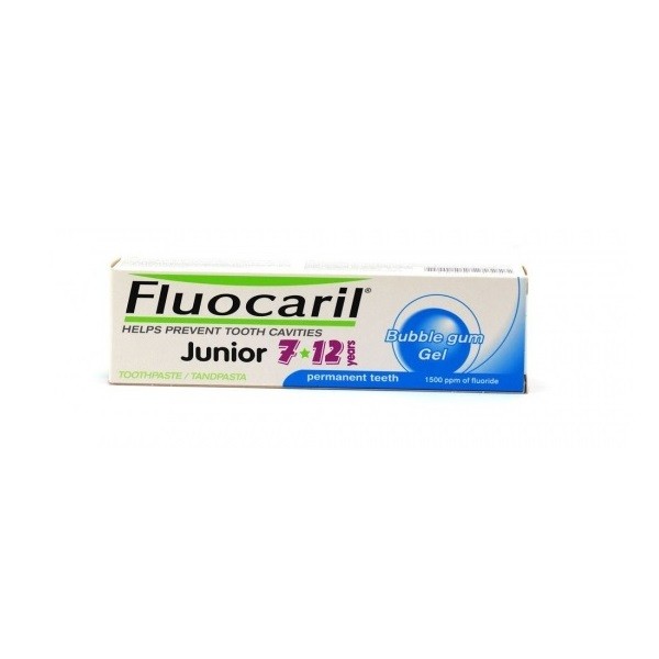 Fluocaril gel bubble junior 7-12 años 50m