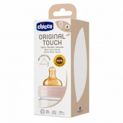 Biberon Plastico T Caucho Chicco Original Touch Rosa 0M+ Flujo