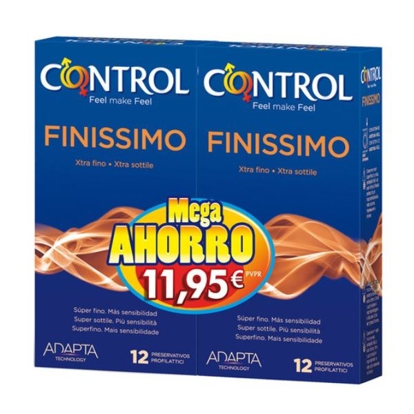 Control finissimo XL preservativos 12+12unidades pack ahorro